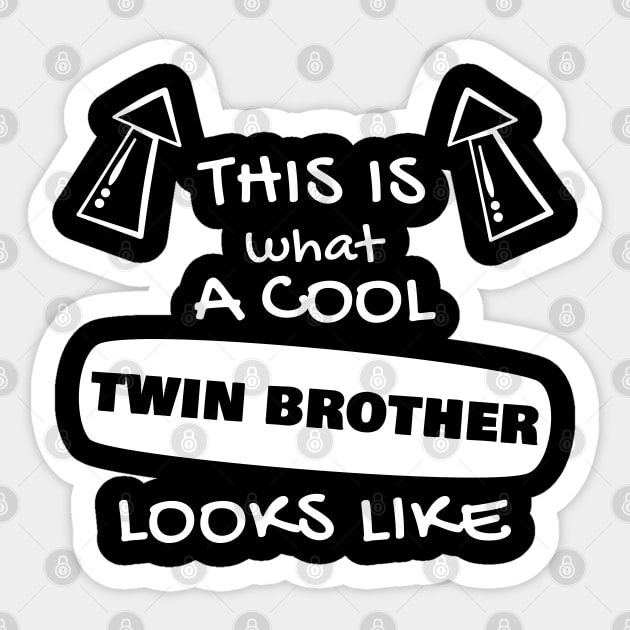 Twin brother Sticker by LeonAd